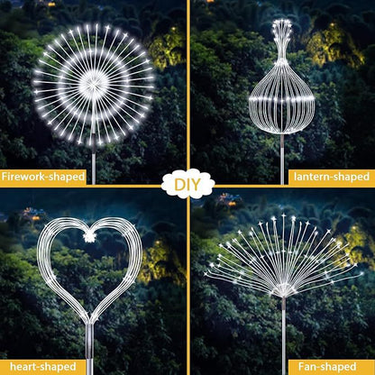 Solar Firework Outdoor Garden Lights