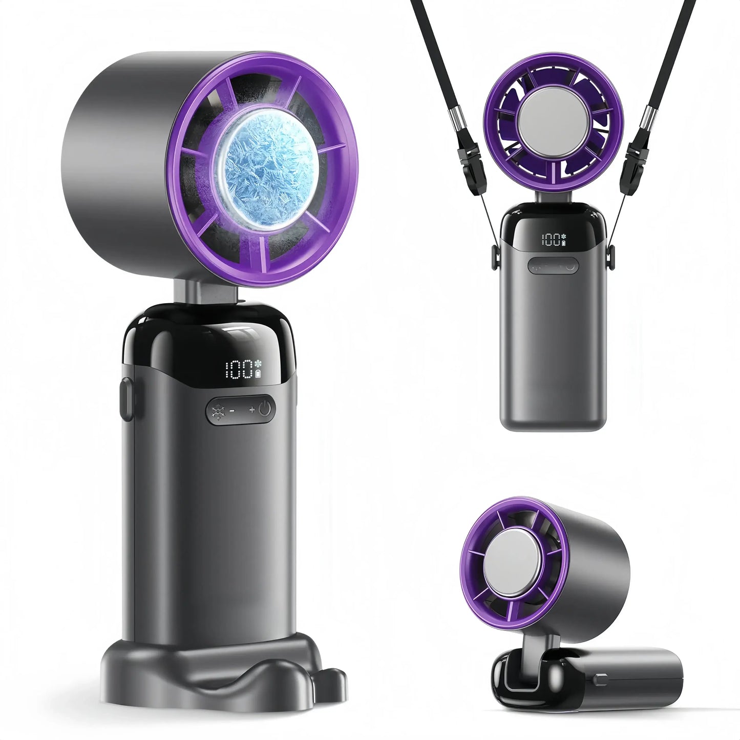 Upgraded Multifunction Portable Turbo Fan 🌬️❄️