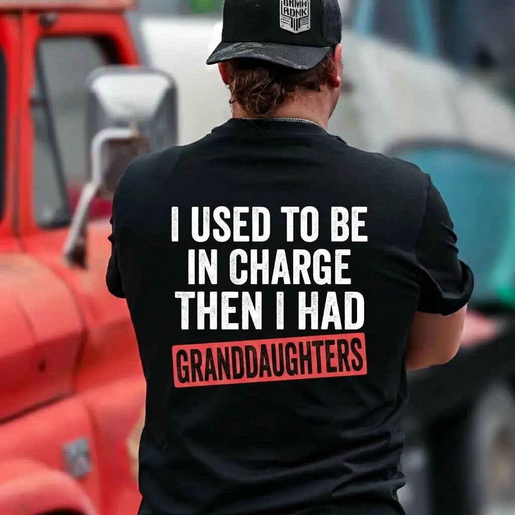 "I Used To Be In Charge..." Grandpa Humor T-Shirt 👴👑