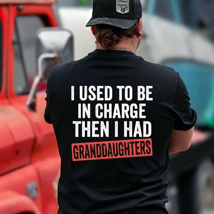 "I Used To Be In Charge..." Grandpa Humor T-Shirt 👴👑