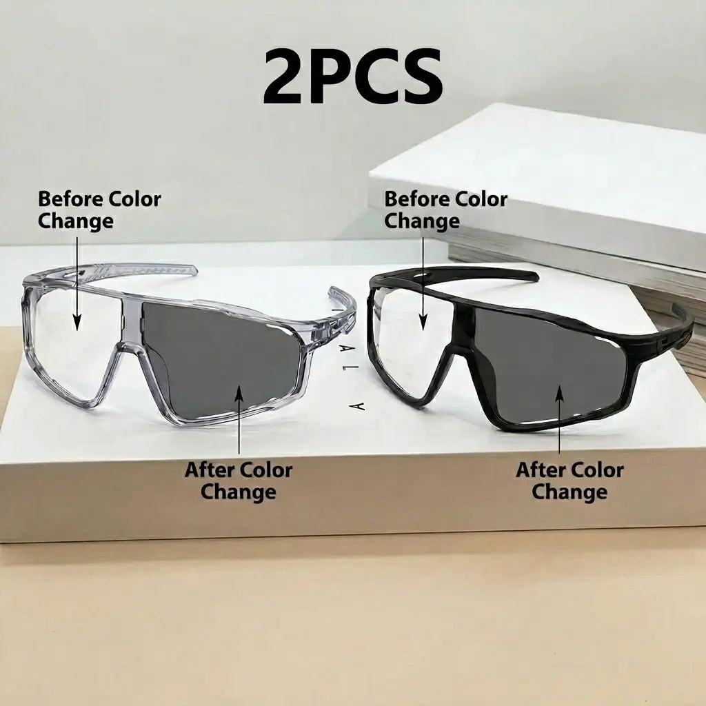 Photochromic UV-Protective Sports Sunglasses 🕶️☀️