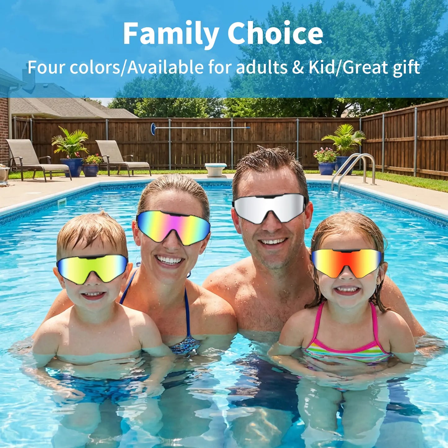 Wide View Swim Goggles with Earplugs (2-Pack) 🏊‍♂️💦