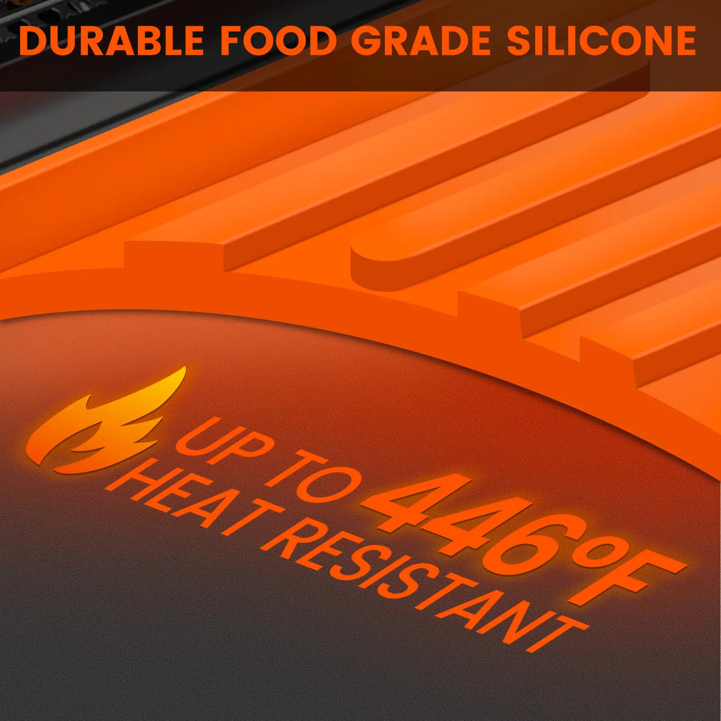 Silicone Grill Side Shelf Mat & BBQ Tool Holder 🥩🔥
