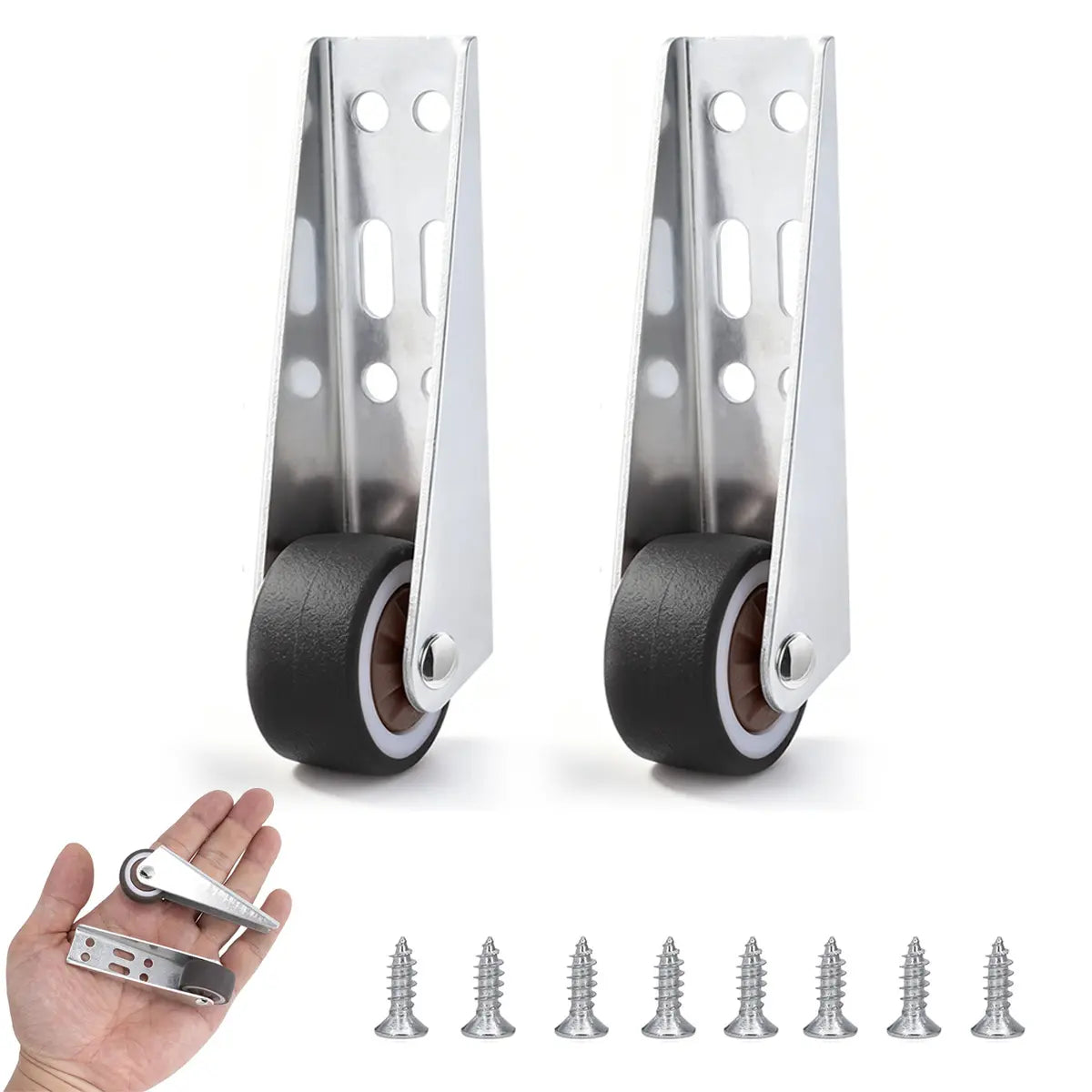 Heavy-Duty Vertical Track Roller Wheel & Bottom Guide 🚪⚙️