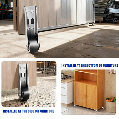 Heavy-Duty Vertical Track Roller Wheel & Bottom Guide 🚪⚙️