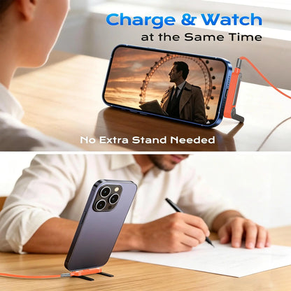 🔥240W 360° Rotating Stand 2-in-1 Charging Cable