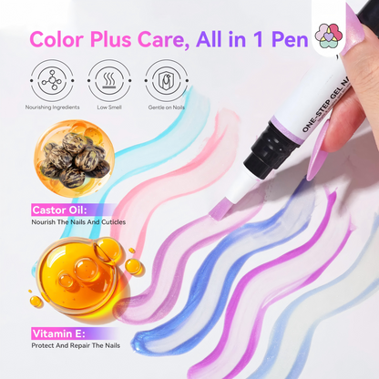 5-in-1 Aurora Effect Gel Nail Polish Pen 💅✨