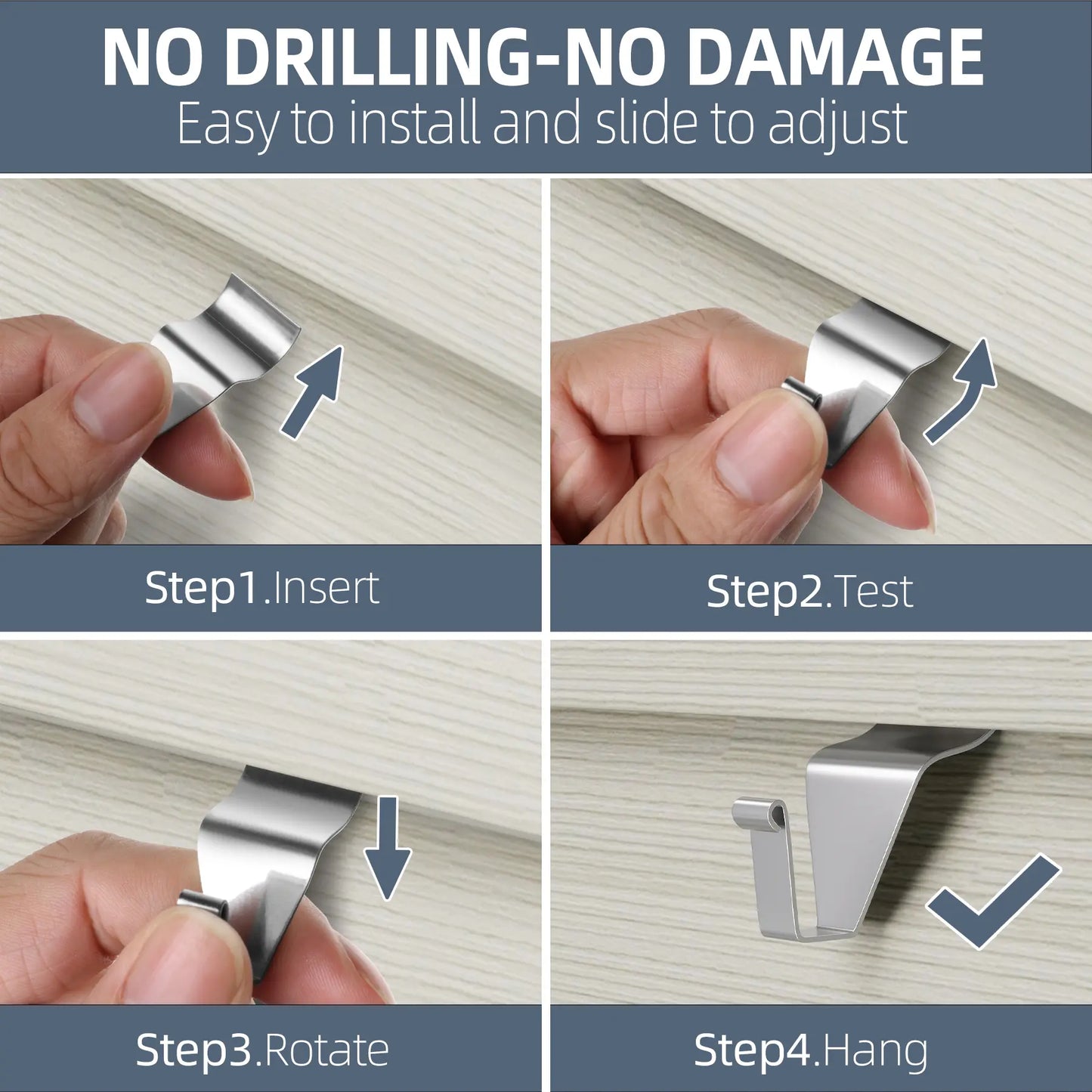 Heavy-Duty Stainless Steel Vinyl Siding Hooks (10-Pack) 🏡⚓