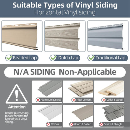 Heavy-Duty Stainless Steel Vinyl Siding Hooks (10-Pack) 🏡⚓