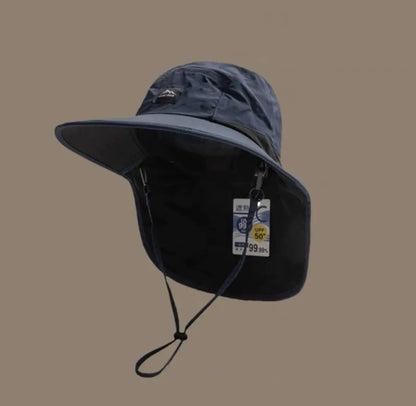 Unisex Outdoor Sun Protection Fisherman Hat with Neck Flap 🌞🧢