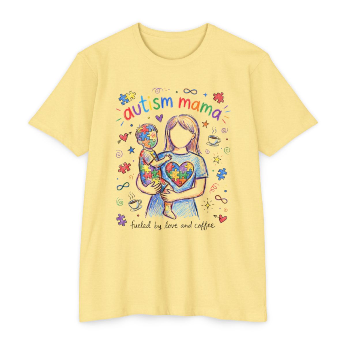 Bully-Proof 100% Cotton Autism Apparel Stitched in Defiance. 💙