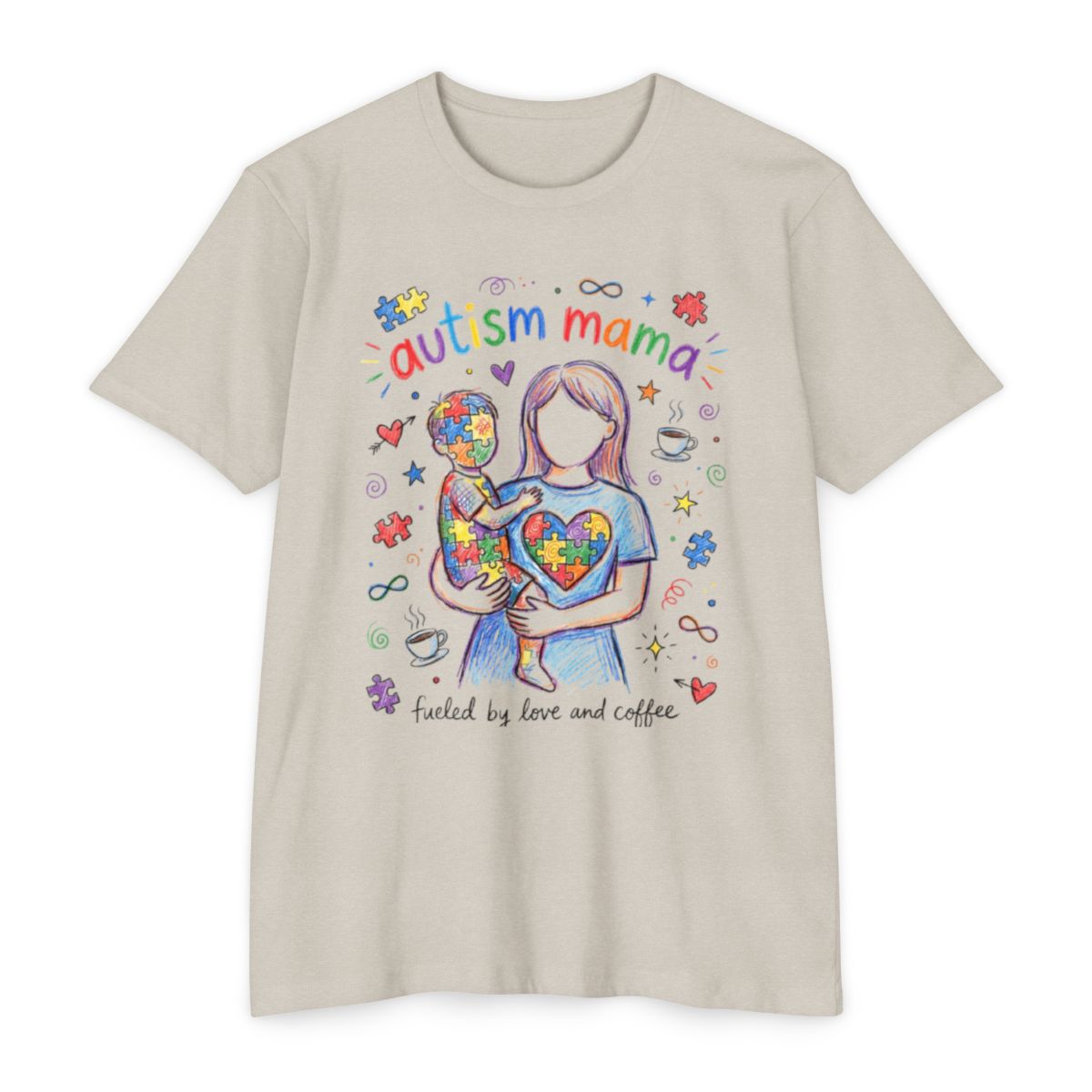 Bully-Proof 100% Cotton Autism Apparel Stitched in Defiance. 💙