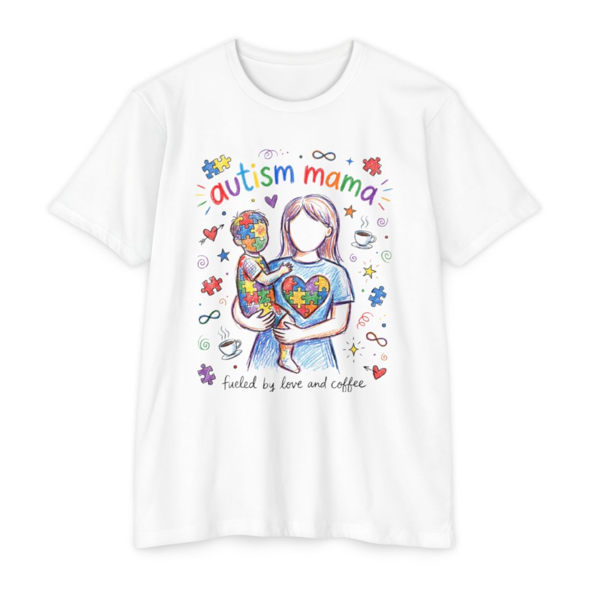 Bully-Proof 100% Cotton Autism Apparel Stitched in Defiance. 💙