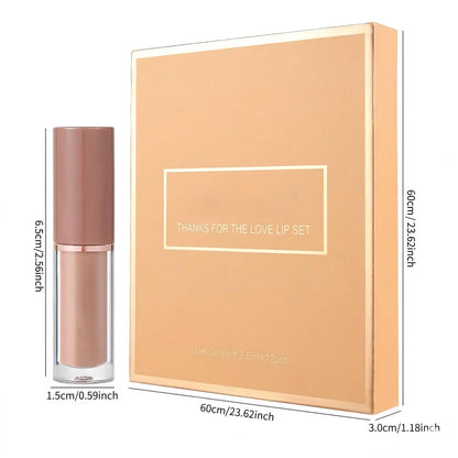 [💥LIMITED DEAL] 💄 12-Color Liquid Lipstick Gift Set