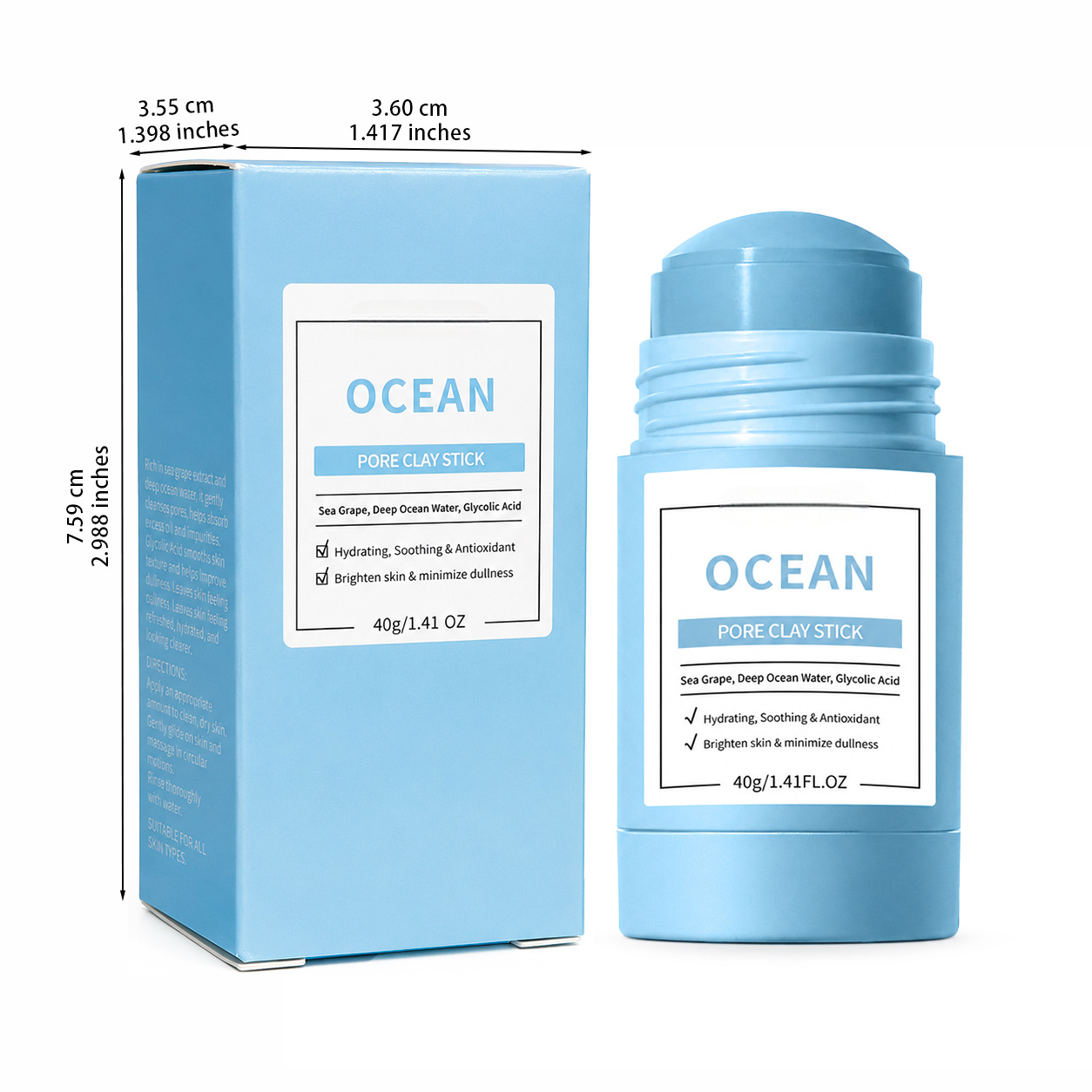 Deep Pore Cleansing & Brightening Clay Stick Collection