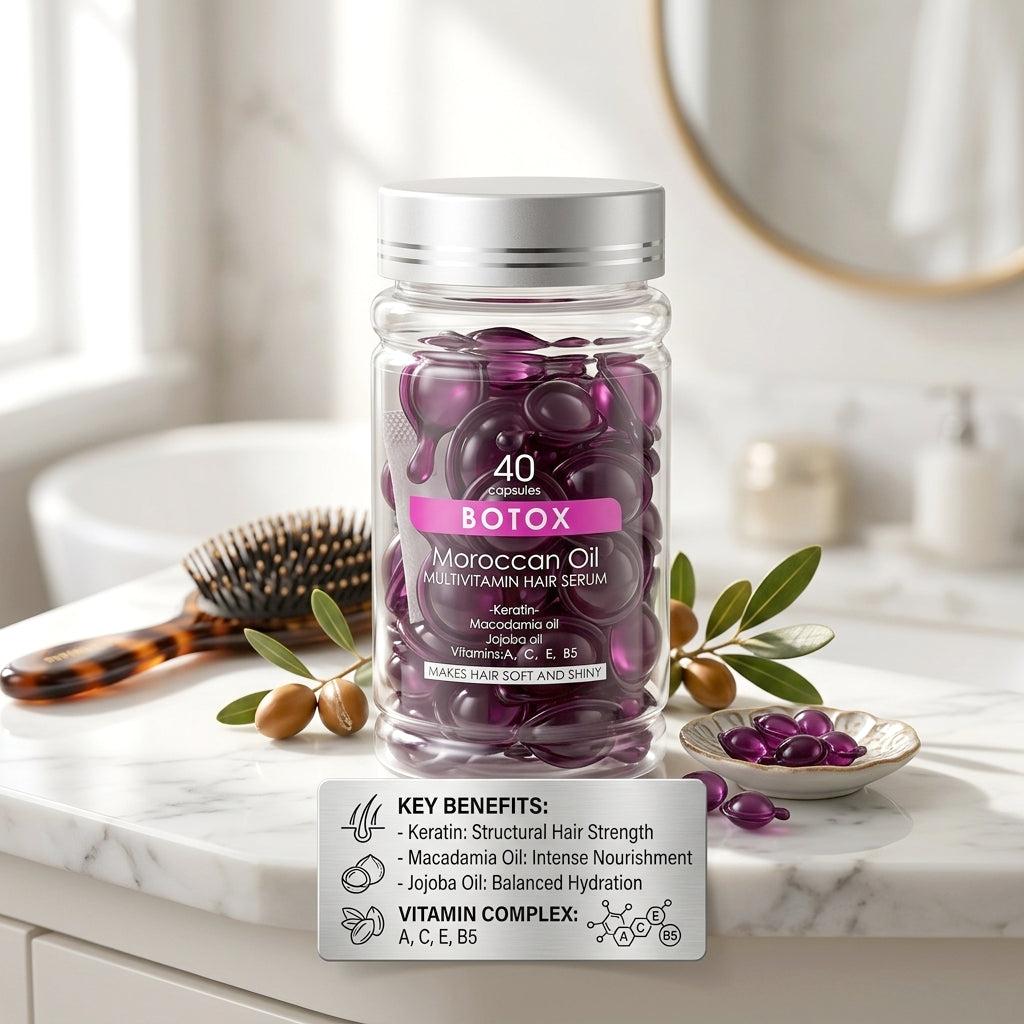 Multivitamin Moroccan Oil Hair Serum Capsules