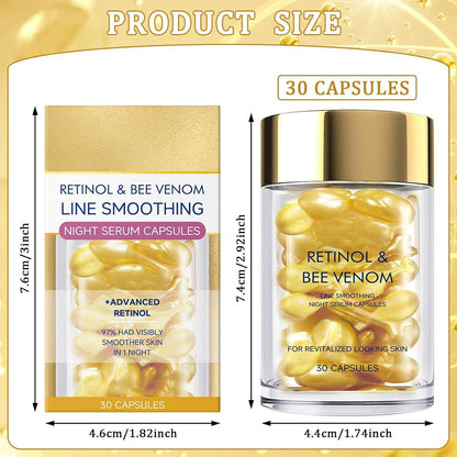 Retinol & Bee Venom Night Serum Capsules