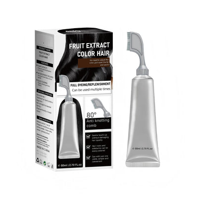 Instant Gray Coverage Hair Dye Comb