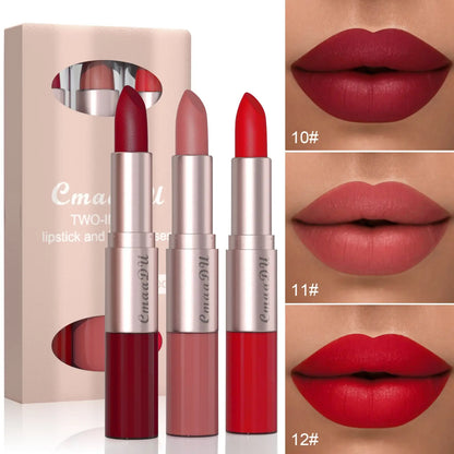Dual-Ended Matte Lipstick and Lip Gloss