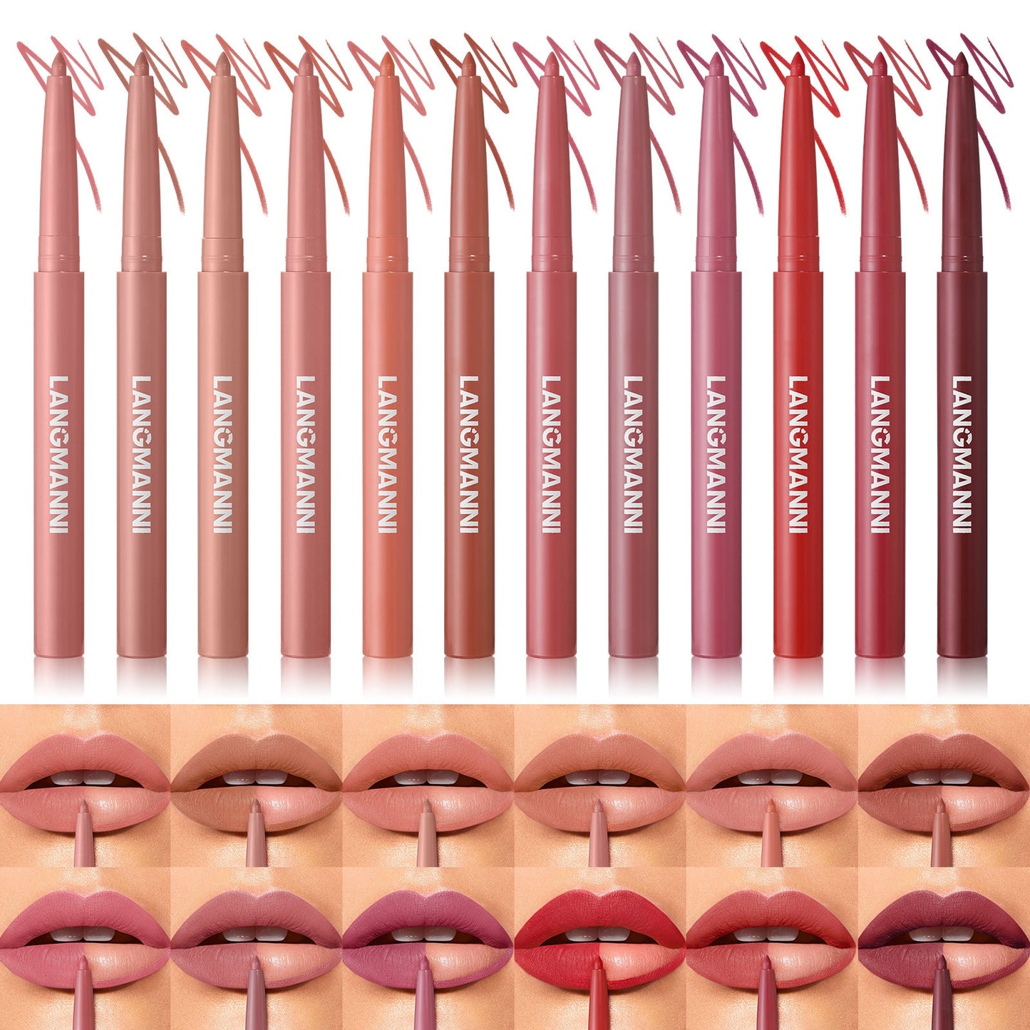 24H Smudge-Proof Matte Lip Liner