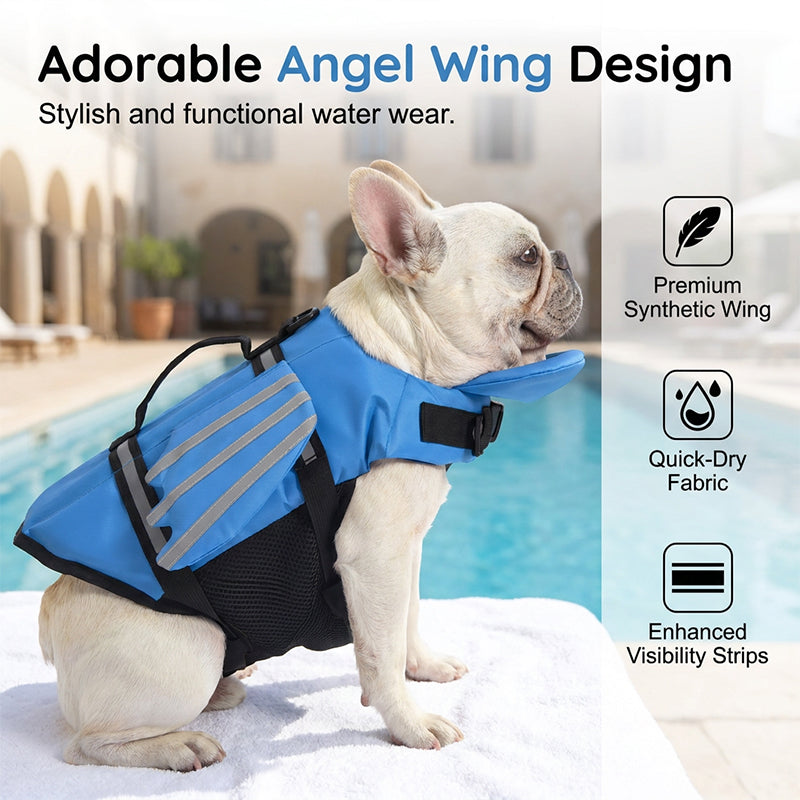 🚤 Ready to Swim! Secure Dog Life Jacket 💦