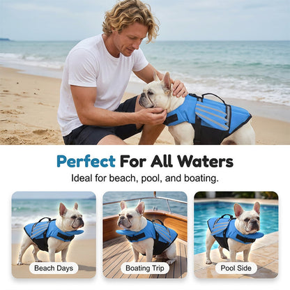 🚤 Ready to Swim! Secure Dog Life Jacket 💦