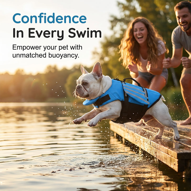 🚤 Ready to Swim! Secure Dog Life Jacket 💦