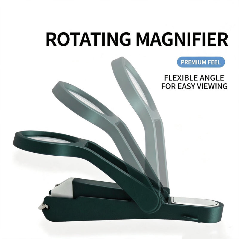 🔍 ClearView Easy-Grip Magnifying Nail Clipper