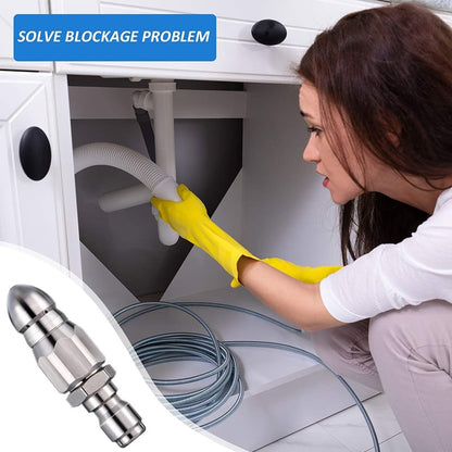💦 HydroJet 7-Port High-Pressure Sewer Cleaning Nozzle