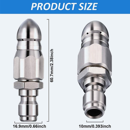 💦 HydroJet 7-Port High-Pressure Sewer Cleaning Nozzle
