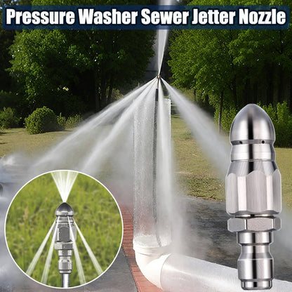 💦 HydroJet 7-Port High-Pressure Sewer Cleaning Nozzle