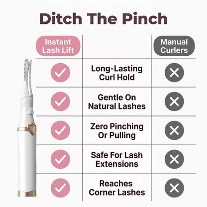 Pain-Free Instant Lash Curler – Curls That Last All Day ✨👁️