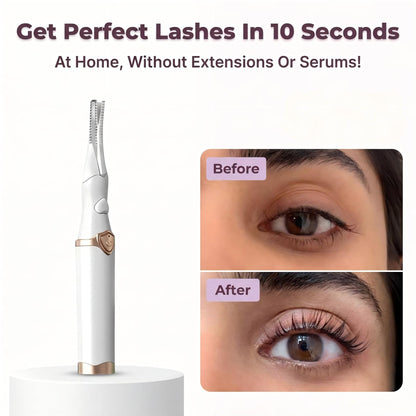 Pain-Free Instant Lash Curler – Curls That Last All Day ✨👁️