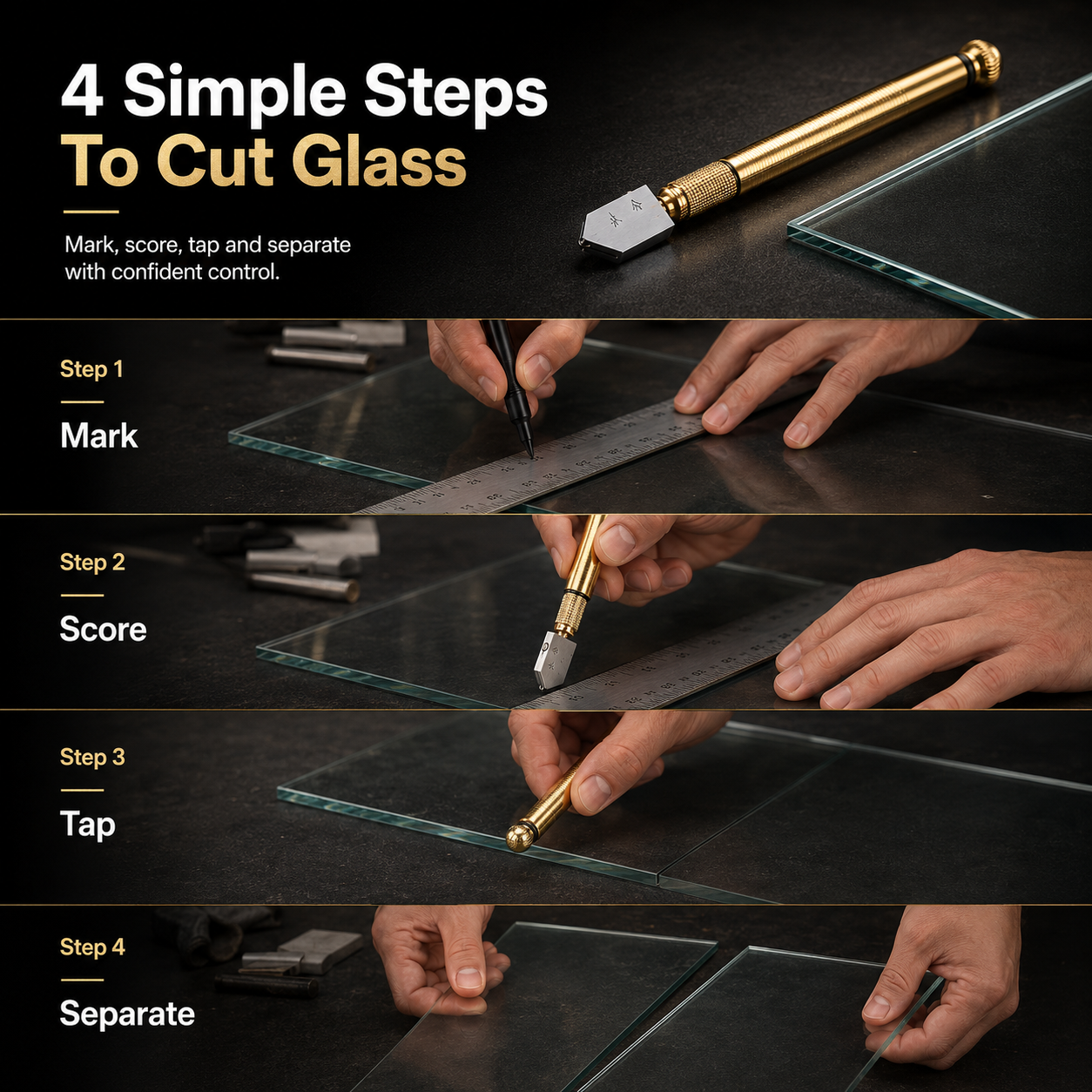 🔧 ScoreCraft Diamond Glass Cutter