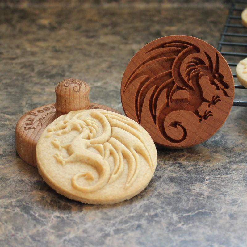 Cozy Impressions – Handcrafted Wooden Cookie Stamp Collection
