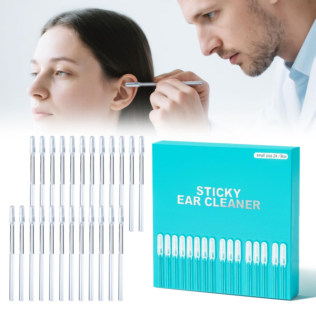 🌀🧼Reusable Spiral Ear Wax Remover Kit - Safe & Gentle✨