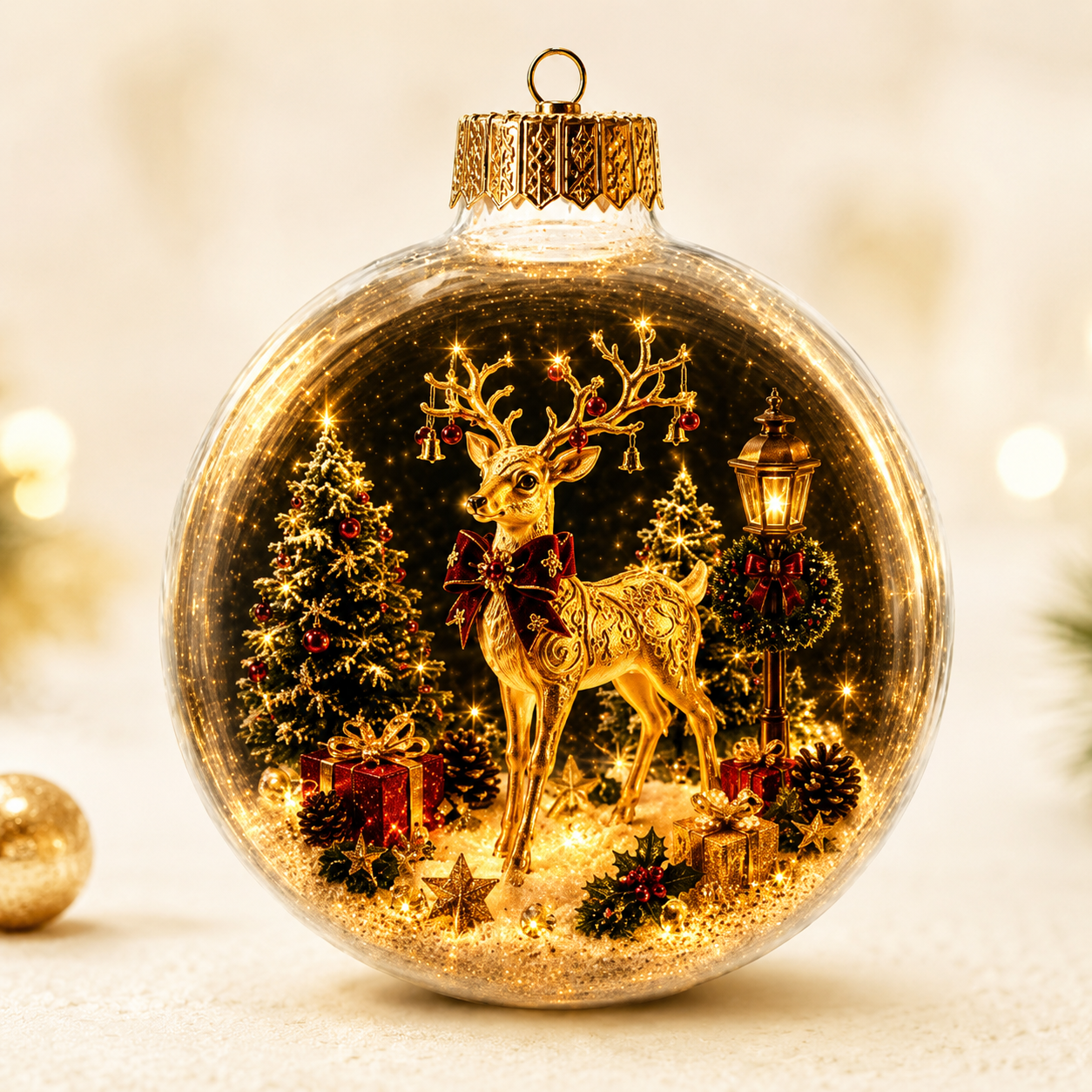 ✨ Magical Illuminated 3D Christmas Baubles – Bring Your Tree to Life!
