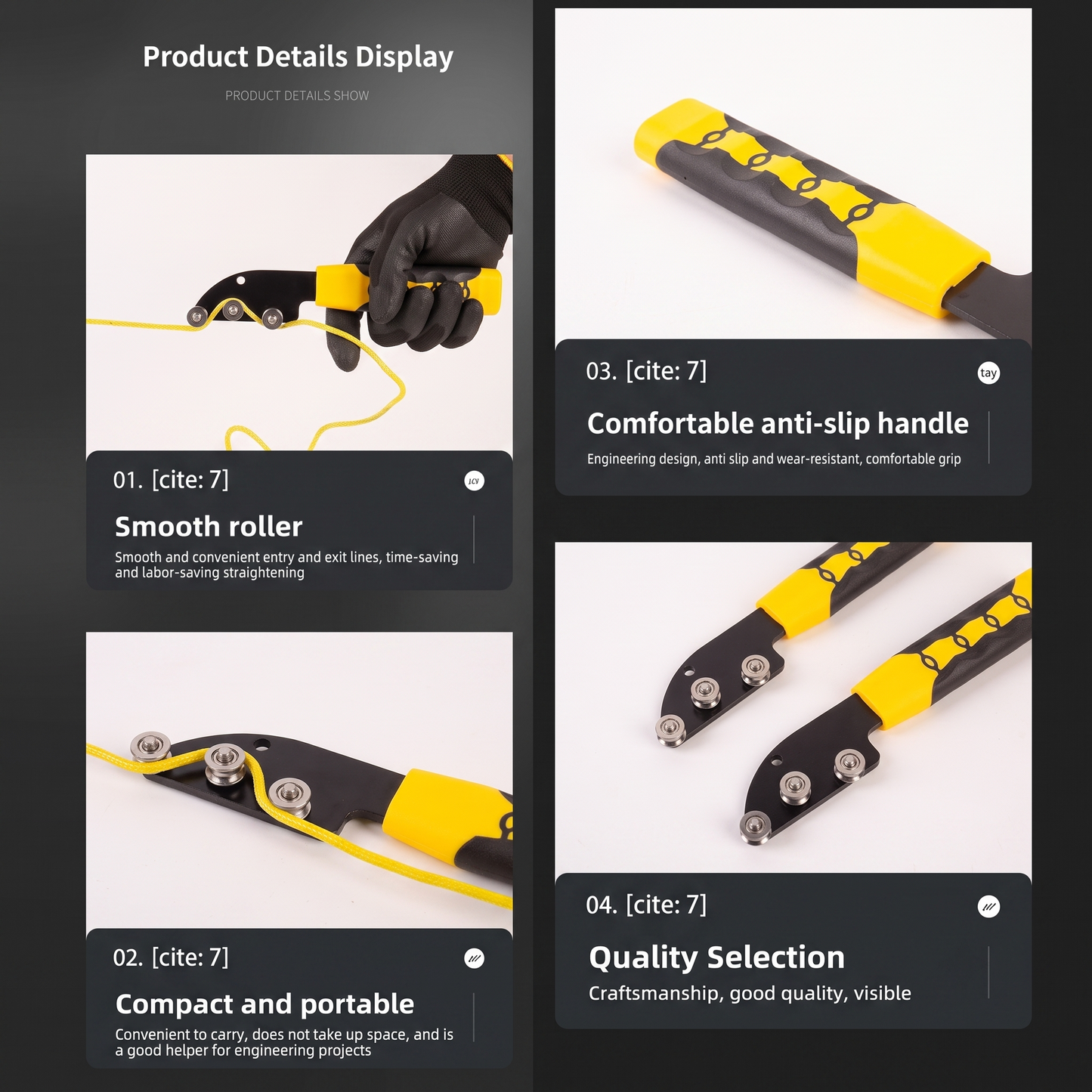 🔧 Professional Handheld Wire Straightener Tool for Electricians