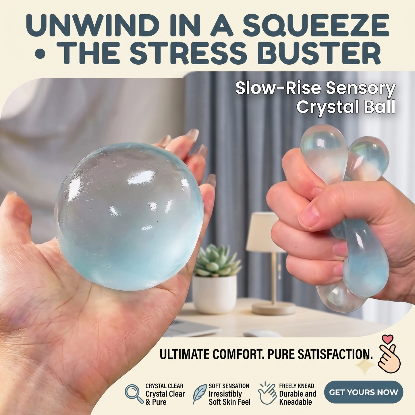 🎨Aesthetic Sensory Stress Relief Balls - 2 Cute Designs | BrandName🎁
