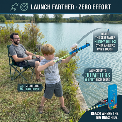 🐟Long-Range Fishing Catapult Attachment | Cast 30M✨