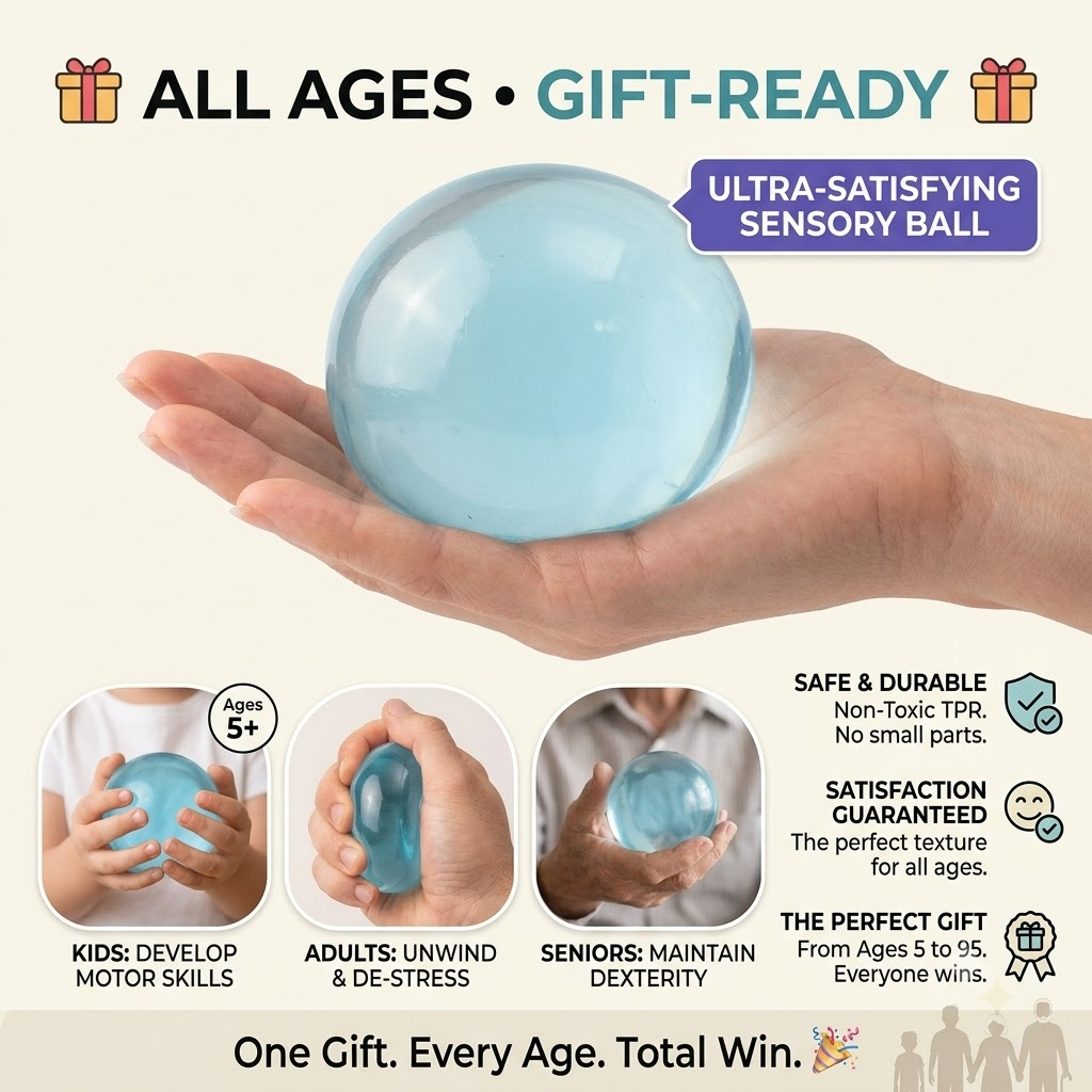 🎨Aesthetic Sensory Stress Relief Balls - 2 Cute Designs | BrandName🎁