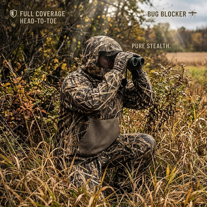 ✨Ultra-Lightweight Mesh Camo Suit - Breathable Bug Proof Outdoor Gear💨