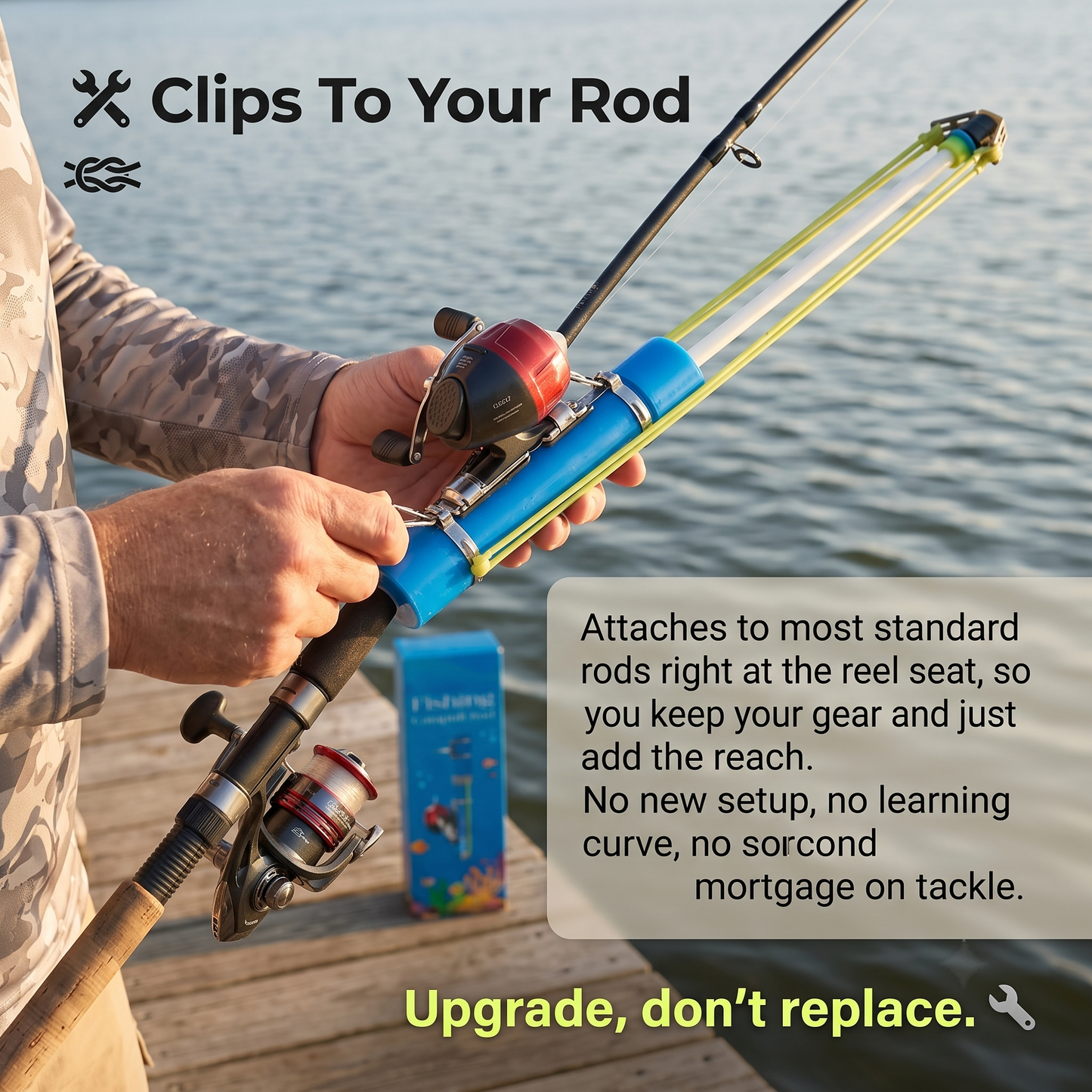 🐟Long-Range Fishing Catapult Attachment | Cast 30M✨