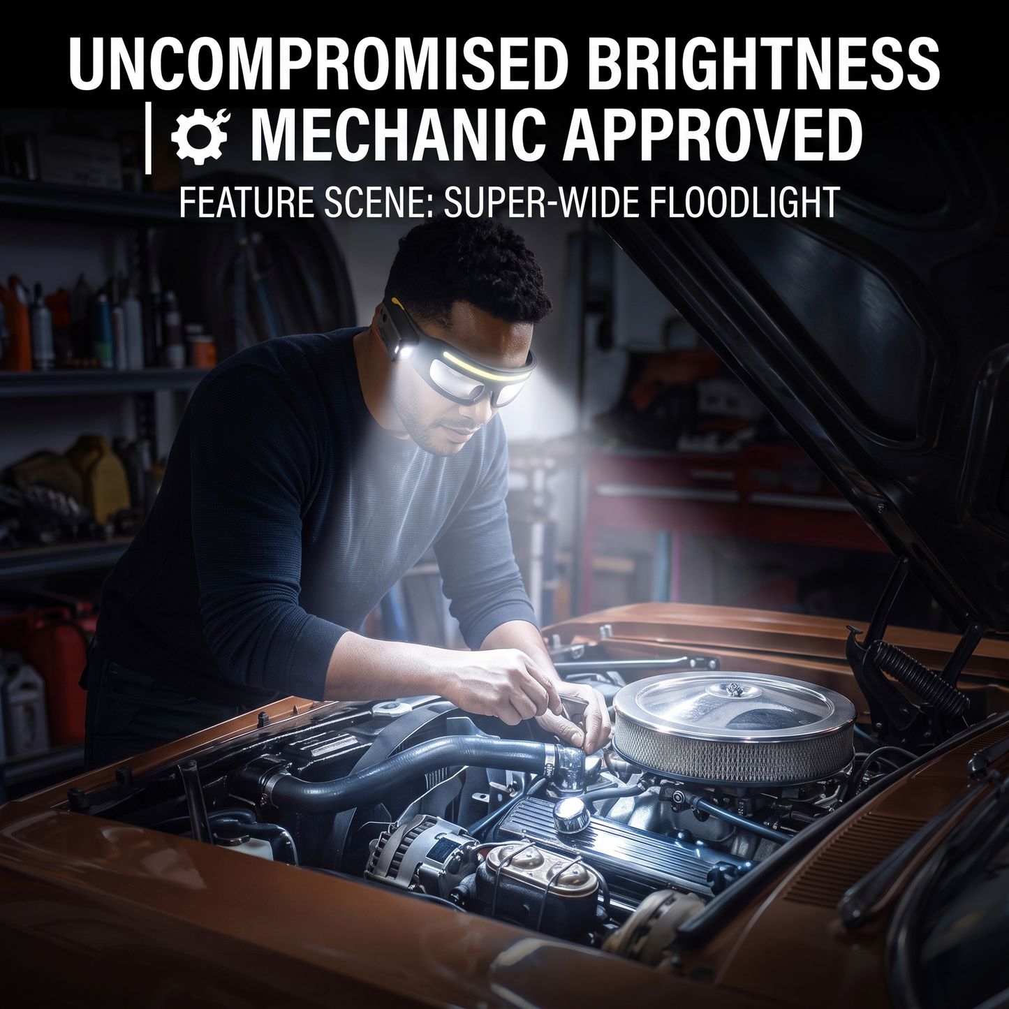 ⚡Hands-Free LED Glasses Light — 800 Lumens🔦
