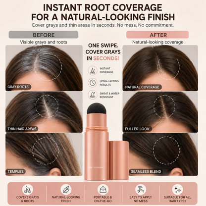 💇‍♀️ Instant Root Touch-Up & Hair Line Concealer Stick