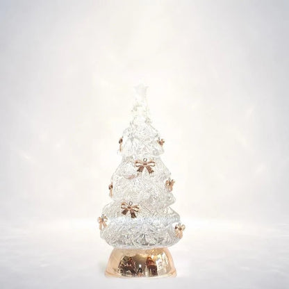 🎄❄️ Illuminated Musical Christmas Snow Globe Lantern – Light-Up Swirling Snow Holiday Decor ✨🎵