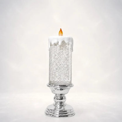 🎄❄️ Illuminated Musical Christmas Snow Globe Lantern – Light-Up Swirling Snow Holiday Decor ✨🎵