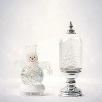 Rotating Snowman + Tree Dome