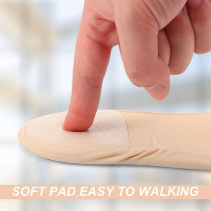 Padded Invisible Boat Socks for Women