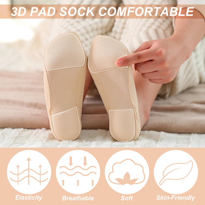 Padded Invisible Boat Socks for Women
